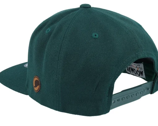 Clearance Moomin Engraved Patch Snapback - Green