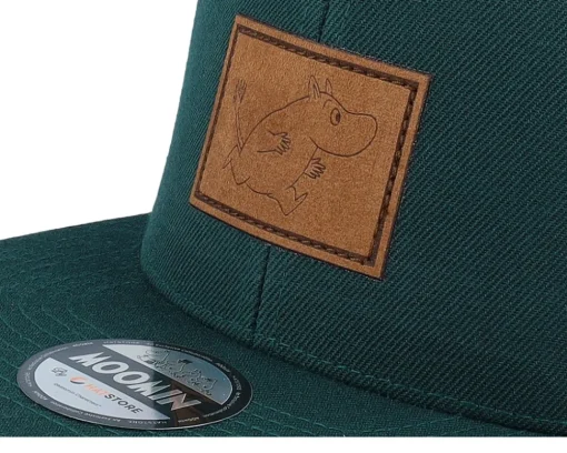 Clearance Moomin Engraved Patch Snapback - Green