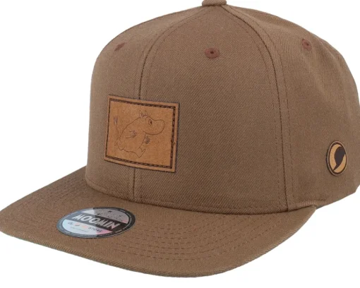 Clearance Moomin Engraved Patch Snapback - Green