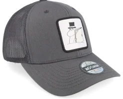 Trucker-Moomin Pappa Reading Grey Trucker -
