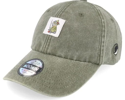 Dad Cap-Moomin Pappa Stone Denim Dad Cap - Beige