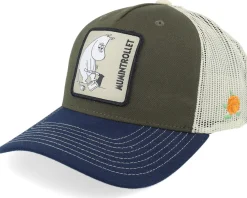 Trucker-SQRTN Moomin Patch Olive/Navy/Beige Trucker -