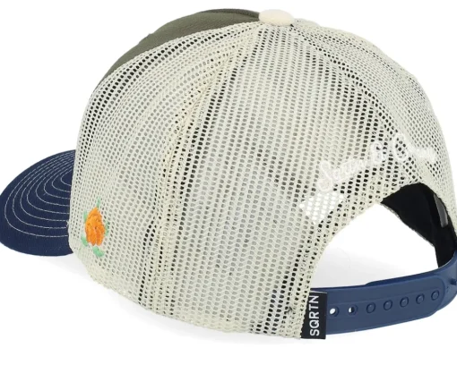Trucker-SQRTN Moomin Patch Olive/Navy/Beige Trucker -