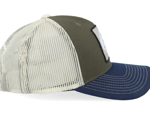 Trucker-SQRTN Moomin Patch Olive/Navy/Beige Trucker -