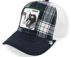 Trucker-Goorin Bros. Moon Cow Luxury Moon Navy A-Frame Trucker -