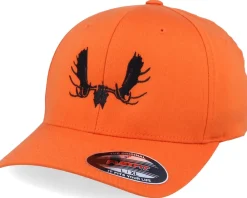 Clearance Hunter Moose Skull Orange Flexfit -