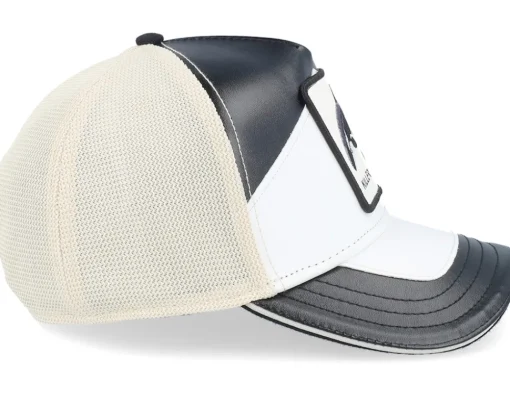 Clearance Goorin Bros. Moto Killer Moto Lamba Black/White A-Frame Trucker - Black, White
