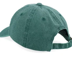 Dad Cap-Wild Spirit Mountain & Sunrise Washed Bottle Green Dad Cap -