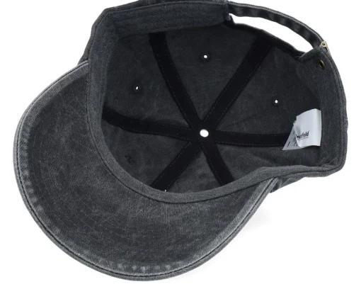 Fashion Wild Spirit Mountain & Sunrise Washed Black Dad Cap -