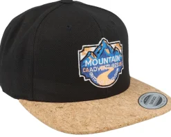 Snapback-Wild Spirit Mountain Adventures Black/Cork Snapback -