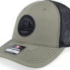 Trucker-Wild Spirit Mountain And Eagle Black Patch Loden/Black Trucker -