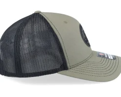 Trucker-Wild Spirit Mountain And Eagle Black Patch Loden/Black Trucker -