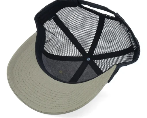 Trucker-Wild Spirit Mountain And Eagle Black Patch Loden/Black Trucker -