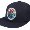 Snapback-Reell Mountain Cap Black Snapback -
