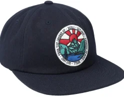 Snapback-Reell Mountain Cap Black Snapback -
