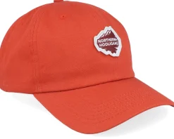 Dad Cap-Northern Hooligans Mountain Cap Brownish Dad Cap - Red
