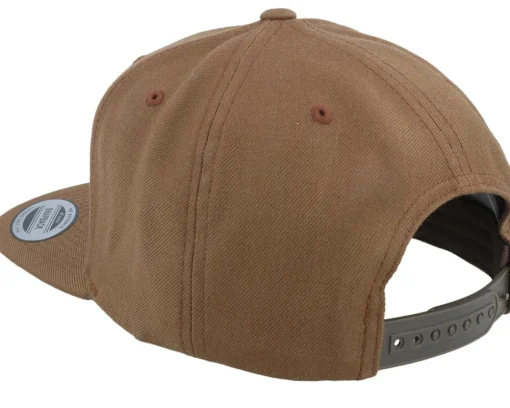 Snapback-Wild Spirit Mountain 3d Black/Tan Snapback - Brown