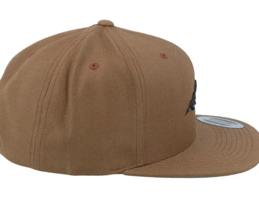 Snapback-Wild Spirit Mountain 3d Black/Tan Snapback - Brown