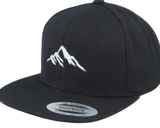 Snapback-Wild Spirit Mountain 3d Black/Tan Snapback - Brown