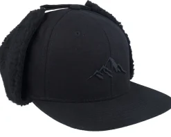 Earflap-Wild Spirit Mountain 3d Canvas Flatbrim / Earflap - Black