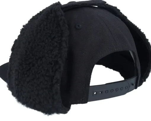 Earflap-Wild Spirit Mountain 3d Canvas Flatbrim / Earflap - Black