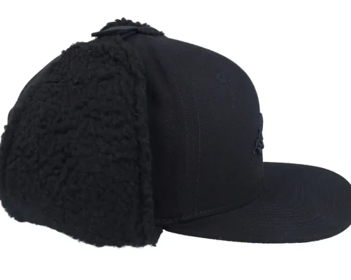Earflap-Wild Spirit Mountain 3d Canvas Flatbrim / Earflap - Black