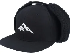 Earflap-Wild Spirit Mountain 3d Canvas Flatbrim / Earflap - Black