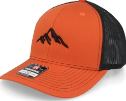 Best Wild Spirit Mountain 3d Orange/Black Trucker -