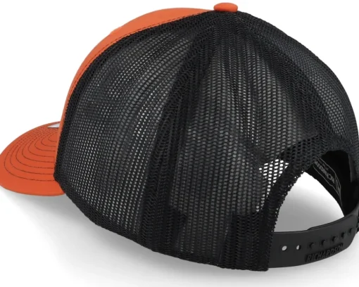 Best Wild Spirit Mountain 3d Orange/Black Trucker -
