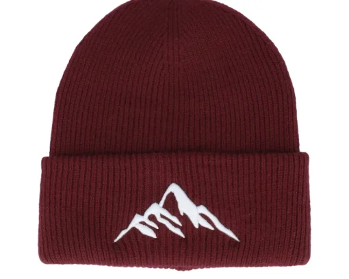 Cuff Beanies-Wild Spirit Mountain 3d Pumpkin Soft Deep Cuff - Orange