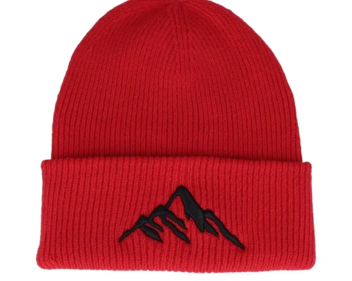 Cuff Beanies-Wild Spirit Mountain 3d Pumpkin Soft Deep Cuff - Orange