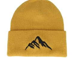 Cuff Beanies-Wild Spirit Mountain 3d Pumpkin Soft Deep Cuff - Orange