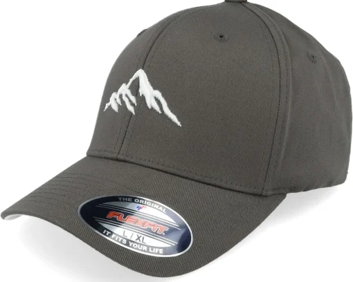 Flexfit-Wild Spirit Mountain 3d White/Dark Flexfit - Grey