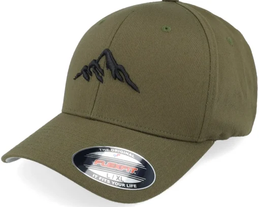 Flexfit-Wild Spirit Mountain 3d White/Dark Flexfit - Grey