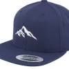 Best Wild Spirit Mountain 3d White/Navy Snapback - Blue