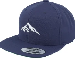 Best Wild Spirit Mountain 3d White/Navy Snapback - Blue