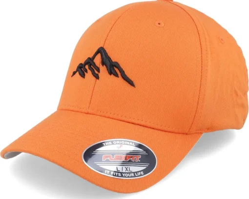 Flexfit-Wild Spirit Mountain 3d White/ Flexfit - Orange