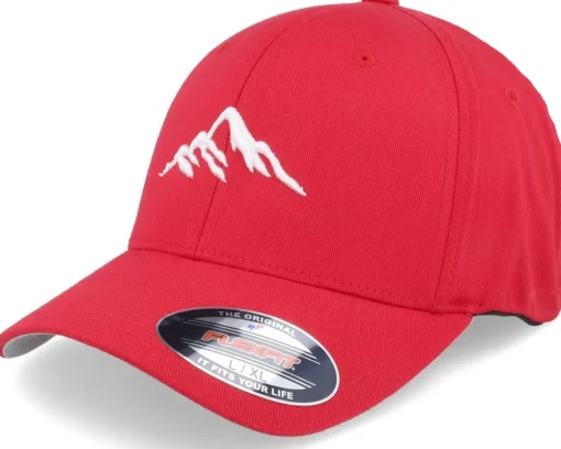 Flexfit-Wild Spirit Mountain 3d White/ Flexfit - Orange