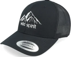 Trucker-Wild Spirit Mountain Black Trucker -