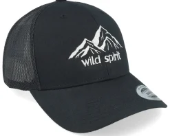 Trucker-Wild Spirit Mountain Black Trucker -