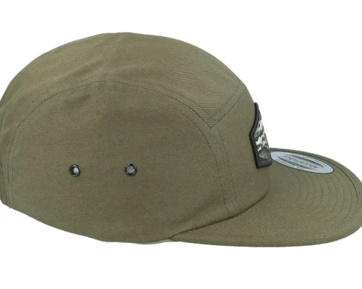 5-Panel-Wild Spirit Mountains And Forest Patch Olive 5-panel -