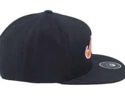 Clearance Bearded Man Movember Typo Black Snapback -