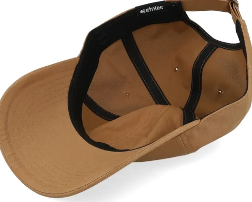 Dad Cap-Etnies Mtn Patch Strapback Khaki Dad Cap -