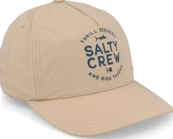 Best Salty Crew Mullet 5 Panel Khaki Ear Flap -