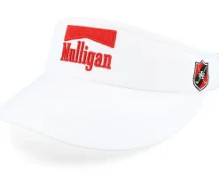 Hot American Needle Mulligan Tour Visior 19th Hole Golf White Visor -