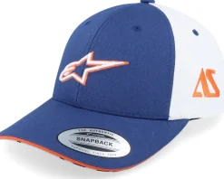 Online Alpinestars Multicomp Hat Blue/White Adjustable -