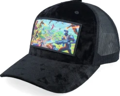 Best Iconic Multiplayer Video Game Patch Velvet Black Trucker -