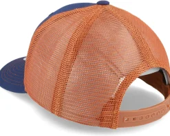 Trucker-Skillfish Muskellunge Muskie Navy/Burnt Orange Contrast -