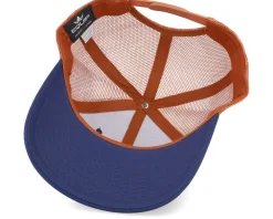 Trucker-Skillfish Muskellunge Muskie Navy/Burnt Orange Contrast -