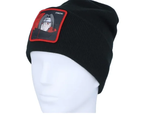 Sale Capslab Naruto Itachi Beanie Black Cuff -